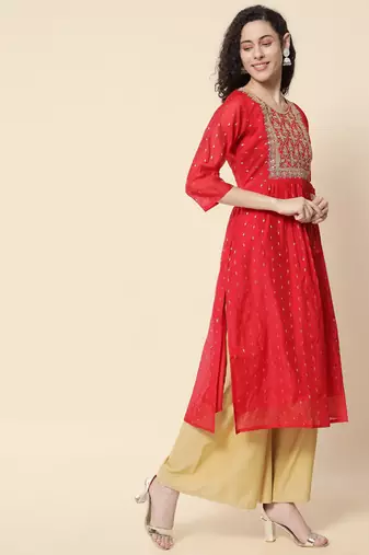  women chanderi modal butti