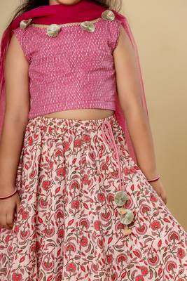 Girls Festive Lehenga Choli & Dupatta Set 6