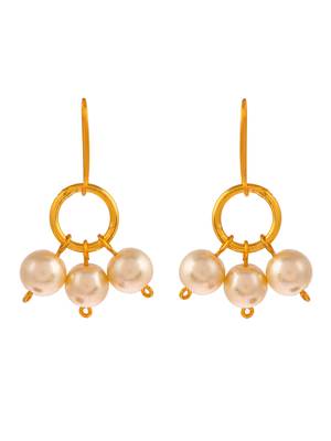 Western pearl beads drop earrings 4
