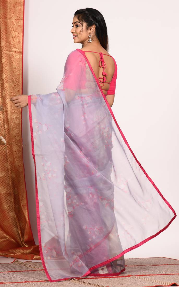 SIMI ORGANZA DIGITAL PRINT SAREE