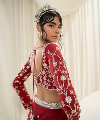 Maroon Lehenga Set 3