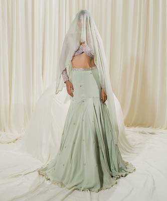Light Mint Lehenga Set 2