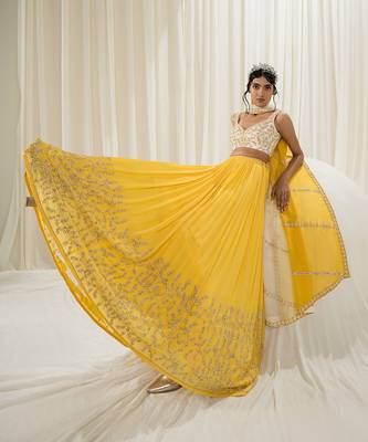 Yellow Lehenga Set 2