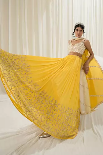 Yellow Lehenga Set