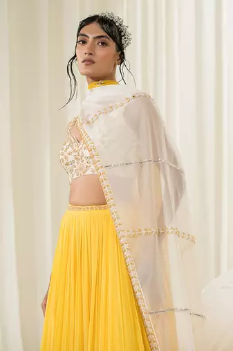 Yellow Lehenga Set