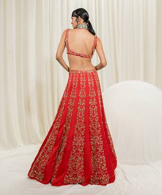 Red Lehenga Set 2