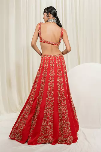 Red Lehenga Set