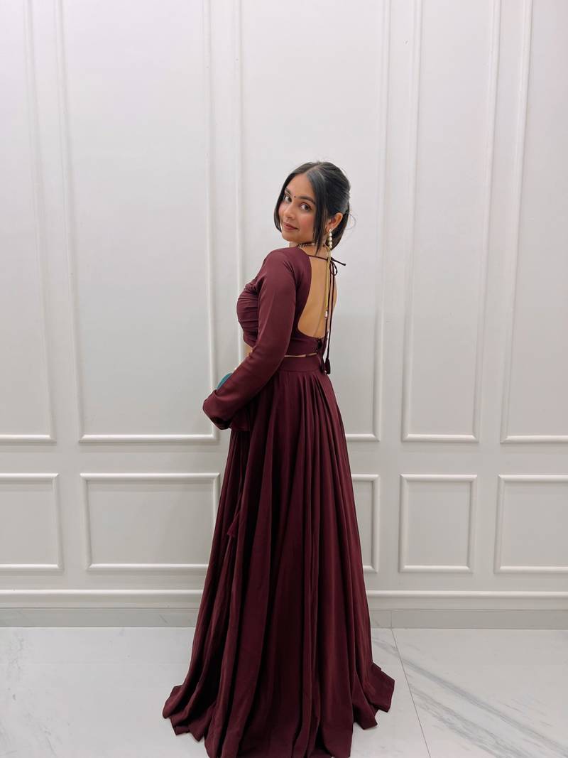 Pure Soft Fox Georgette Fabric Lehengha Choli, With Fancy Stitched Blouse And Dupatta 