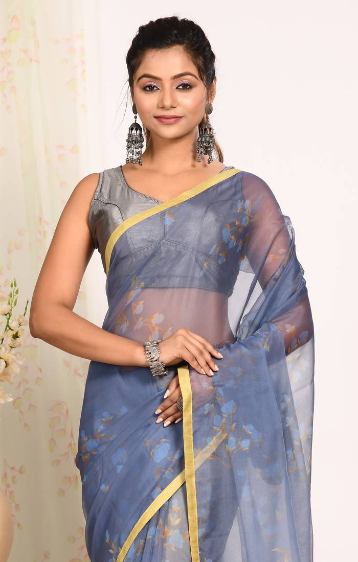 SIMI ORGANZA DIGITAL PRINT SAREE
