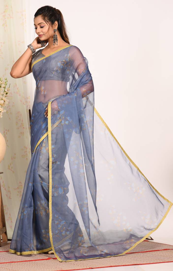SIMI ORGANZA DIGITAL PRINT SAREE