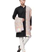 Mizash Mens kanni jaal fine wool, pure, luxury Supreme shawl,soft,pashmina