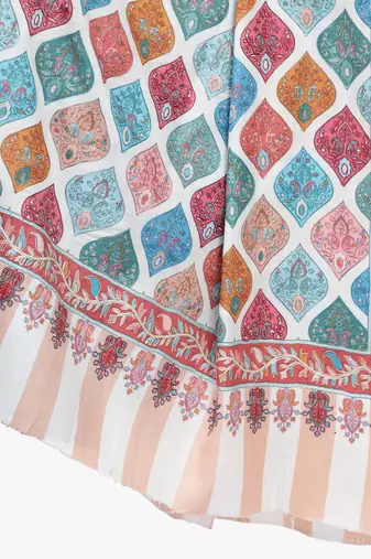 Women Fine Wool Pashmina Kalamkari Jaal Luxury Shawl