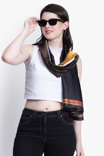 Woman Modal Silk Designer Scarf / Stole