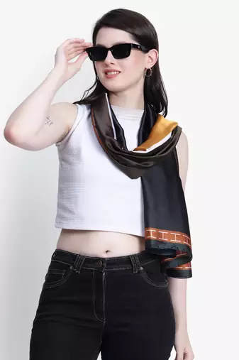 Woman Modal Silk Designer Scarf / Stole