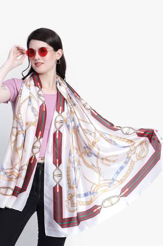 Woman Modal Silk Designer Scarf / Stole
