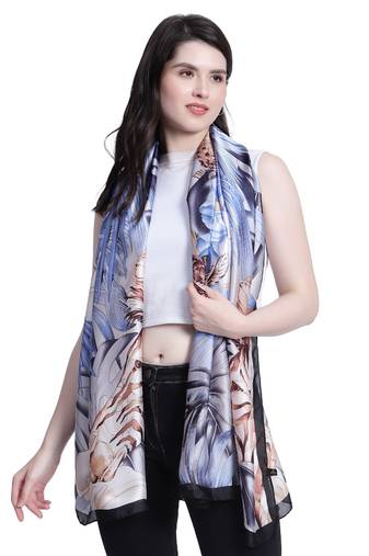 Woman Modal Silk Designer Scarf / Stole