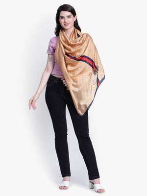 Woman Modal Silk Designer Scarf / Stole 1