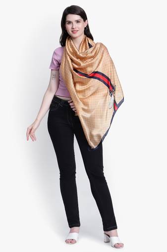 Woman Modal Silk Designer Scarf / Stole