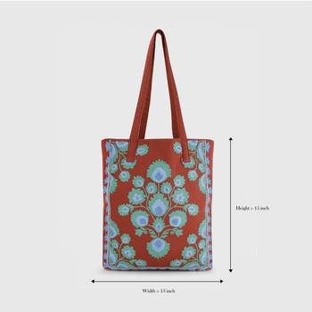 Rania Tote Bag Rust 6