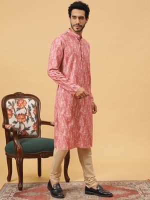 Tabard kurta & churidar set for men 3