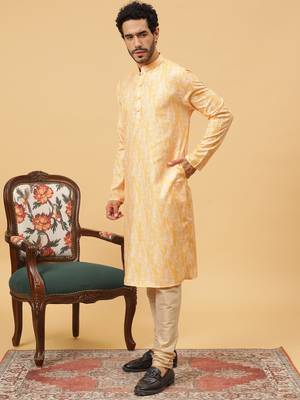 Tabard kurta & churidar set for men 2