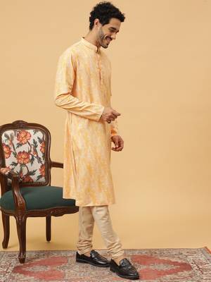 Tabard kurta & churidar set for men 3