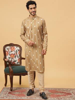 Tabard kurta & churidar set for men 1