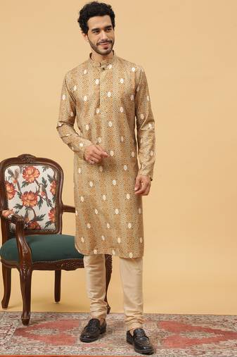 Tabard kurta & churidar set for men