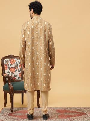 Tabard kurta & churidar set for men 4