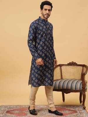Tabard kurta & churidar set for men 3