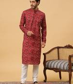 Tabard kurta & churidar set for men