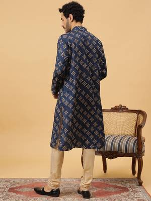 Tabard kurta & churidar set for men 4