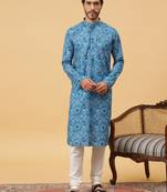 Tabard kurta & churidar set for men