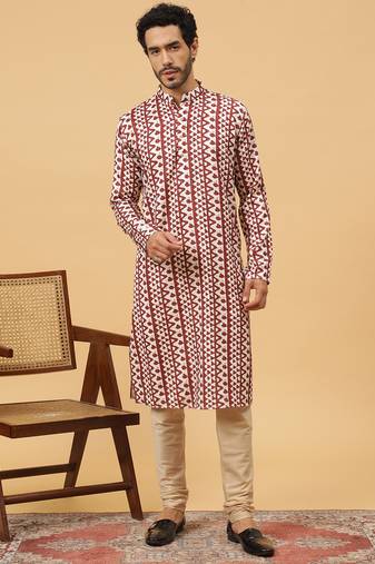 Tabard kurta & churidar set for men