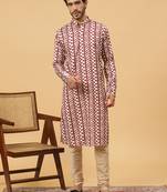 Tabard kurta & churidar set for men