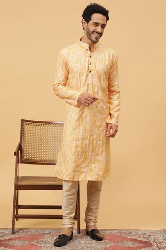 Tabard kurta & churidar set for men