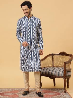 Tabard kurta & churidar set for men 1