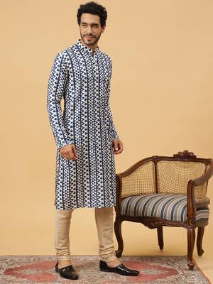 Tabard kurta & churidar set for men 3