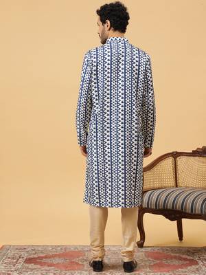 Tabard kurta & churidar set for men 4