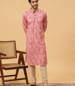 Tabard kurta & churidar set for men