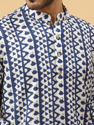 Tabard kurta & churidar set for men 5