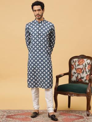 Tabard kurta & churidar set for men 1