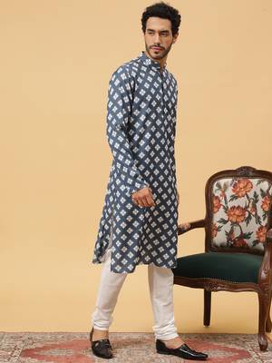 Tabard kurta & churidar set for men 3