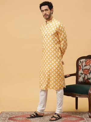 Tabard kurta & churidar set for men 2