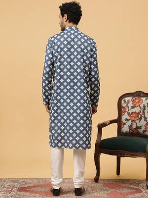 Tabard kurta & churidar set for men 4