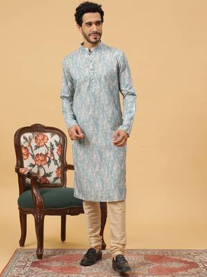 Tabard kurta & churidar set for men 1
