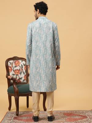 Tabard kurta & churidar set for men 4