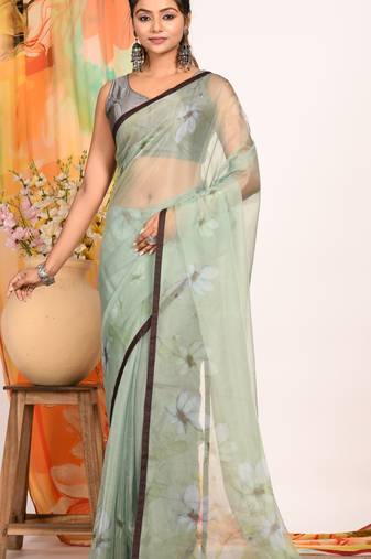 SIMI ORGANZA DIGITAL PRINT SAREE