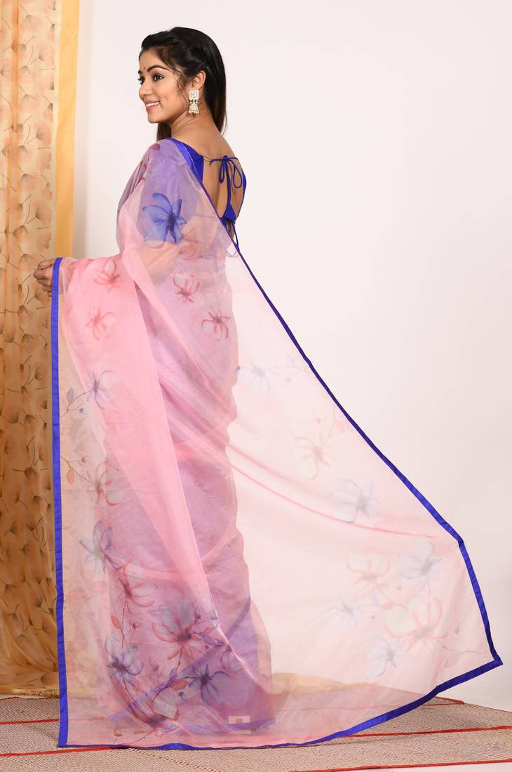 SIMI ORGANZA DIGITAL PRINT SAREE