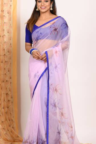 SIMI ORGANZA DIGITAL PRINT SAREE